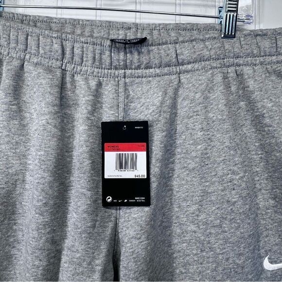 New🌿 Nike Women's gray  sweatpants Mid-Rise Pants-Dark Grey large - Picture 1 of 13